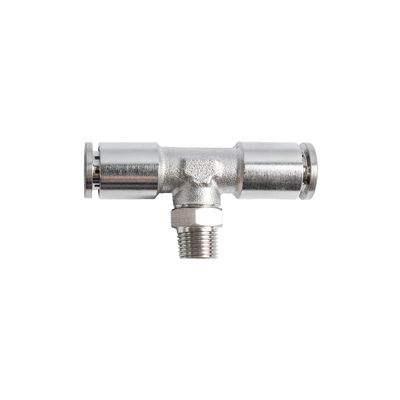 Metal Pu Fitting T-joint 8mm 1/8' M